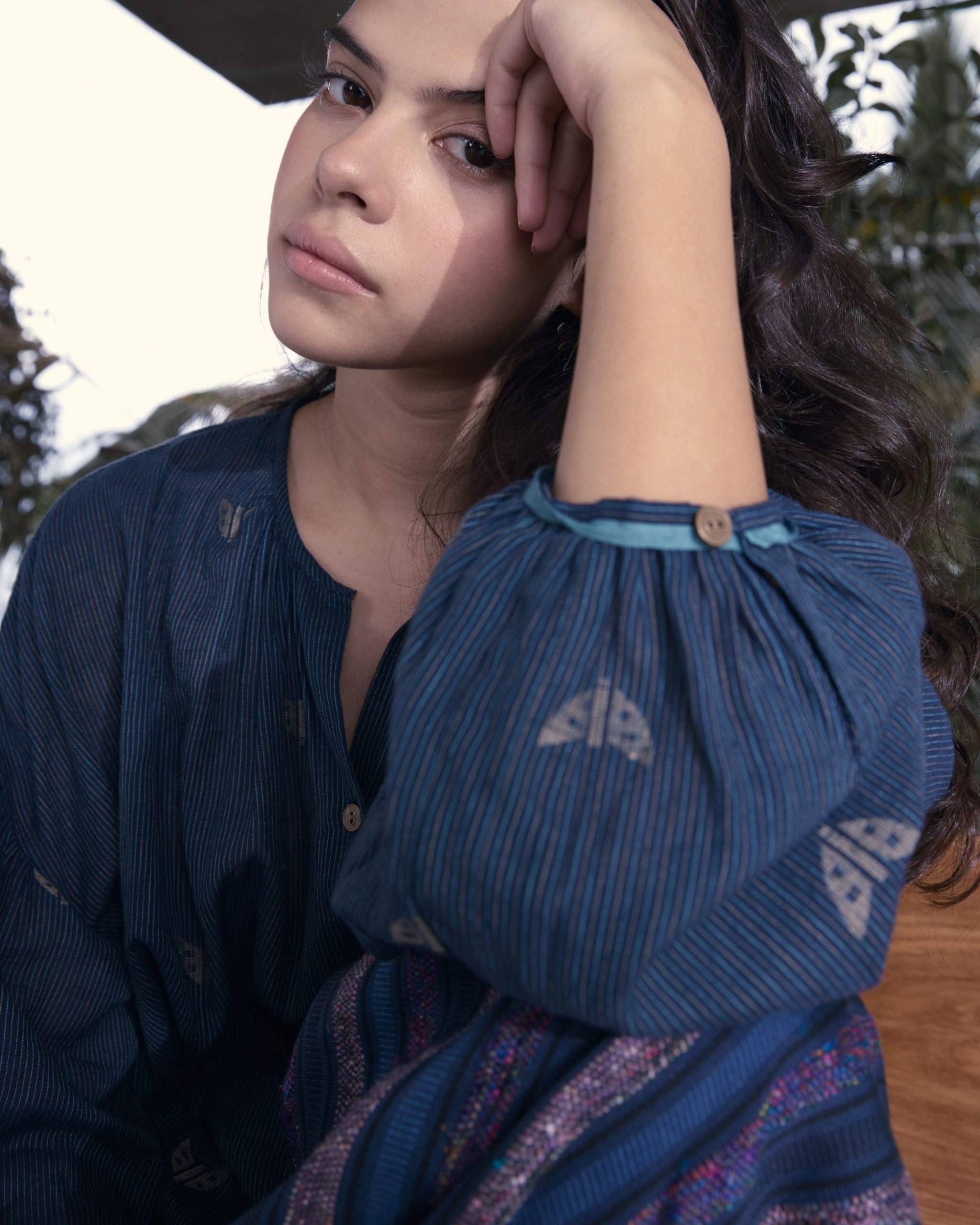 BRIO Henley Blouse