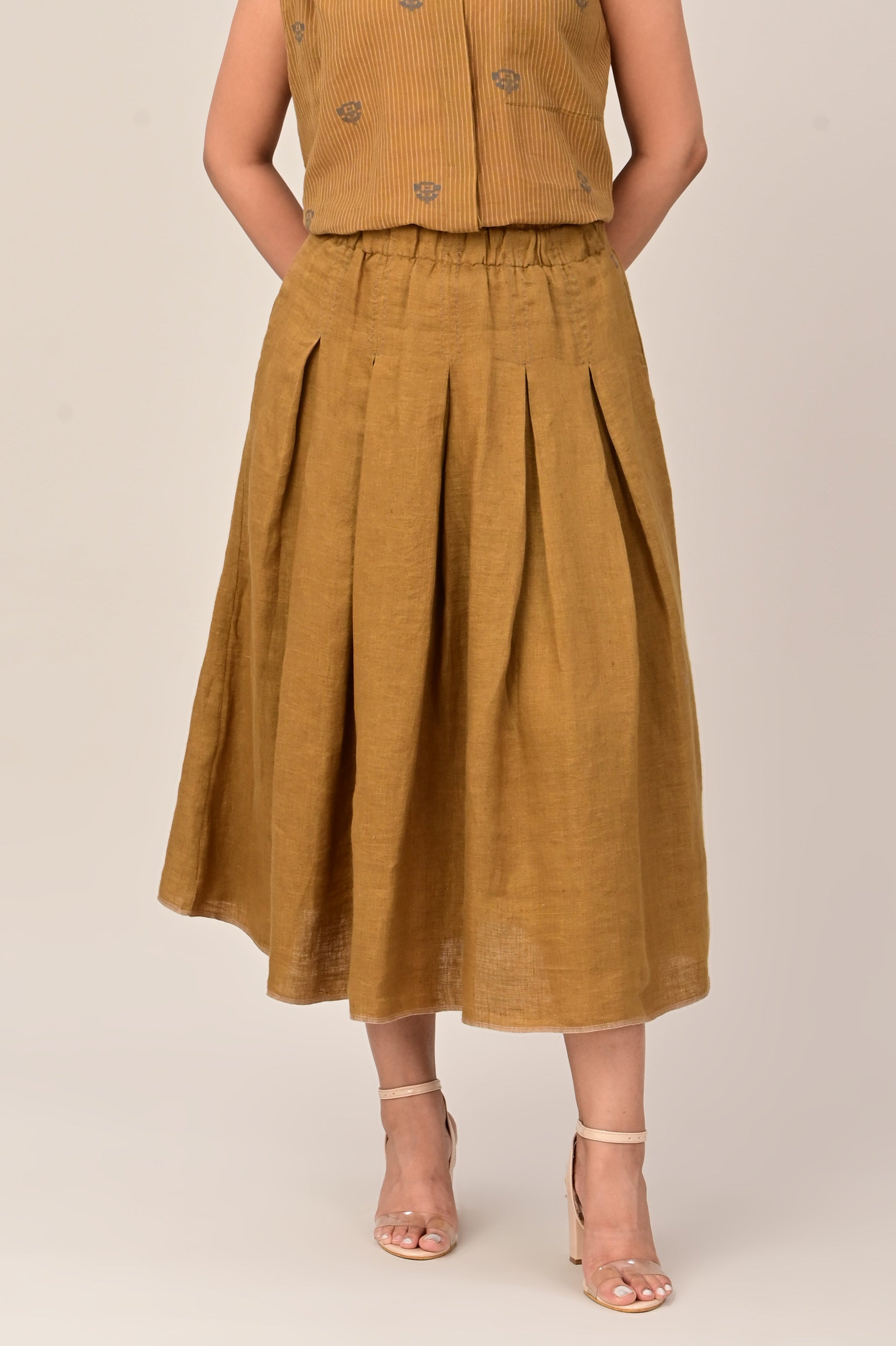 SKETCH Box Pleat Skirt