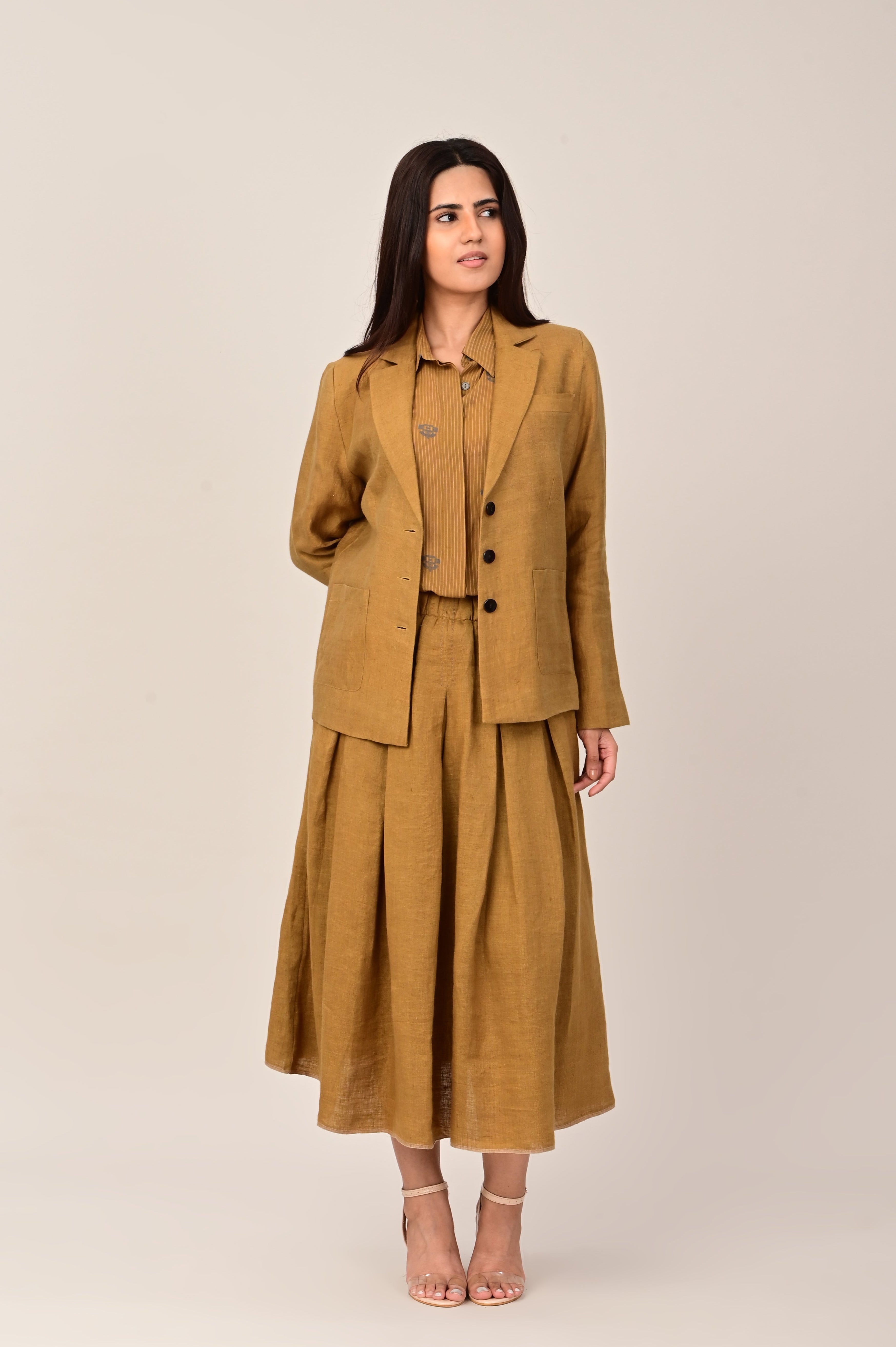 SKETCH Box Pleat Skirt