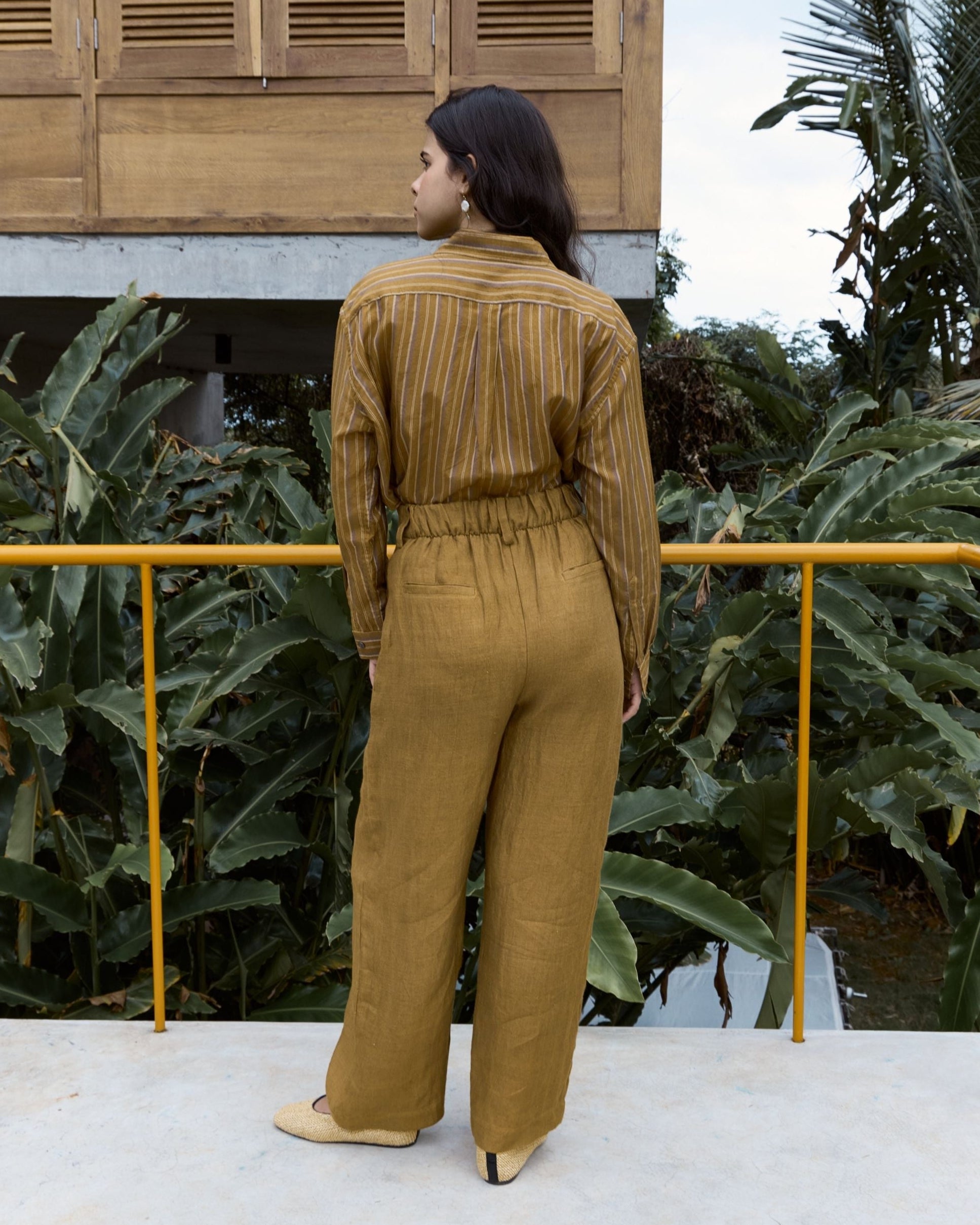 POETRY Pleated Barrel Pants
