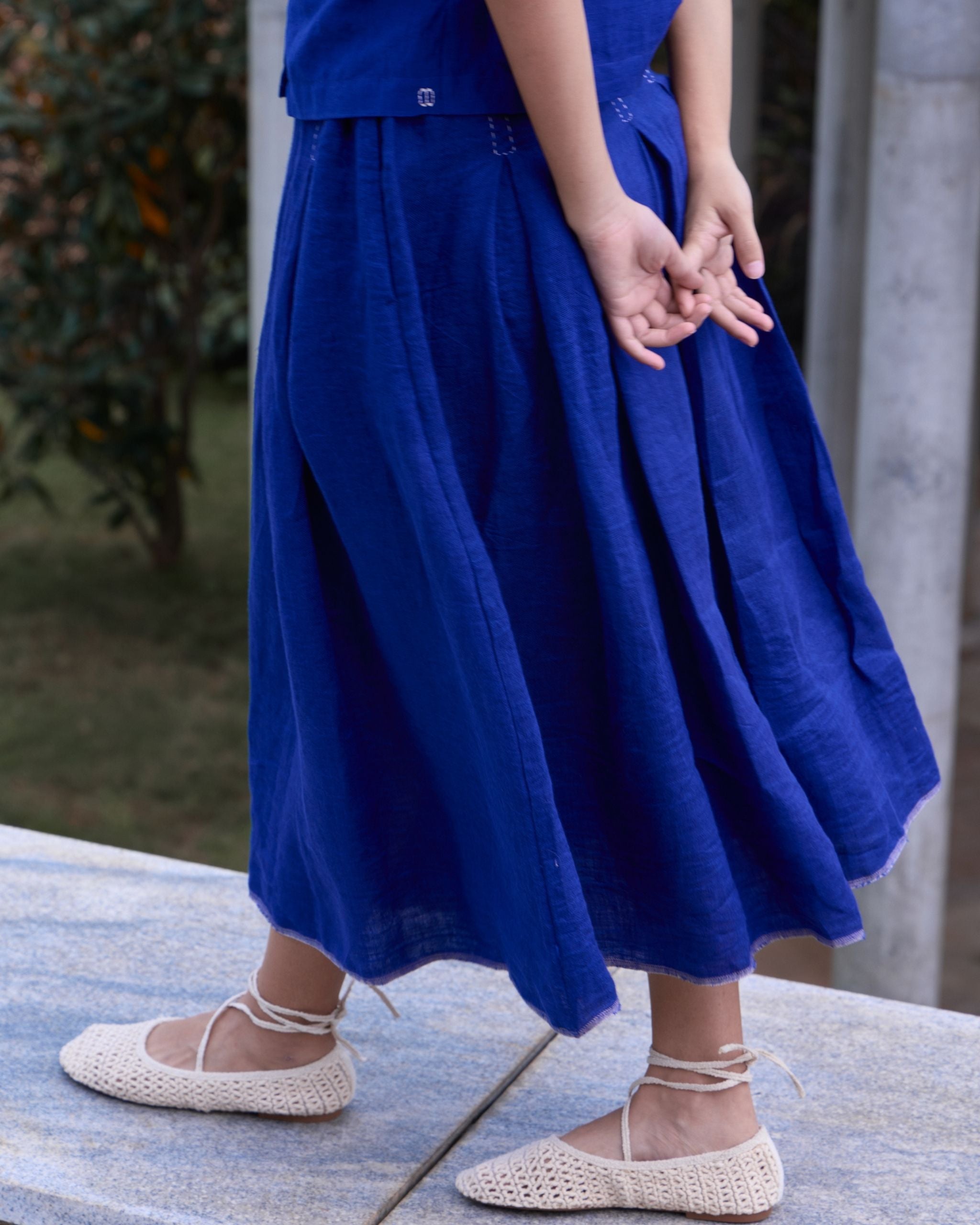 SKETCH Box Pleat Skirt