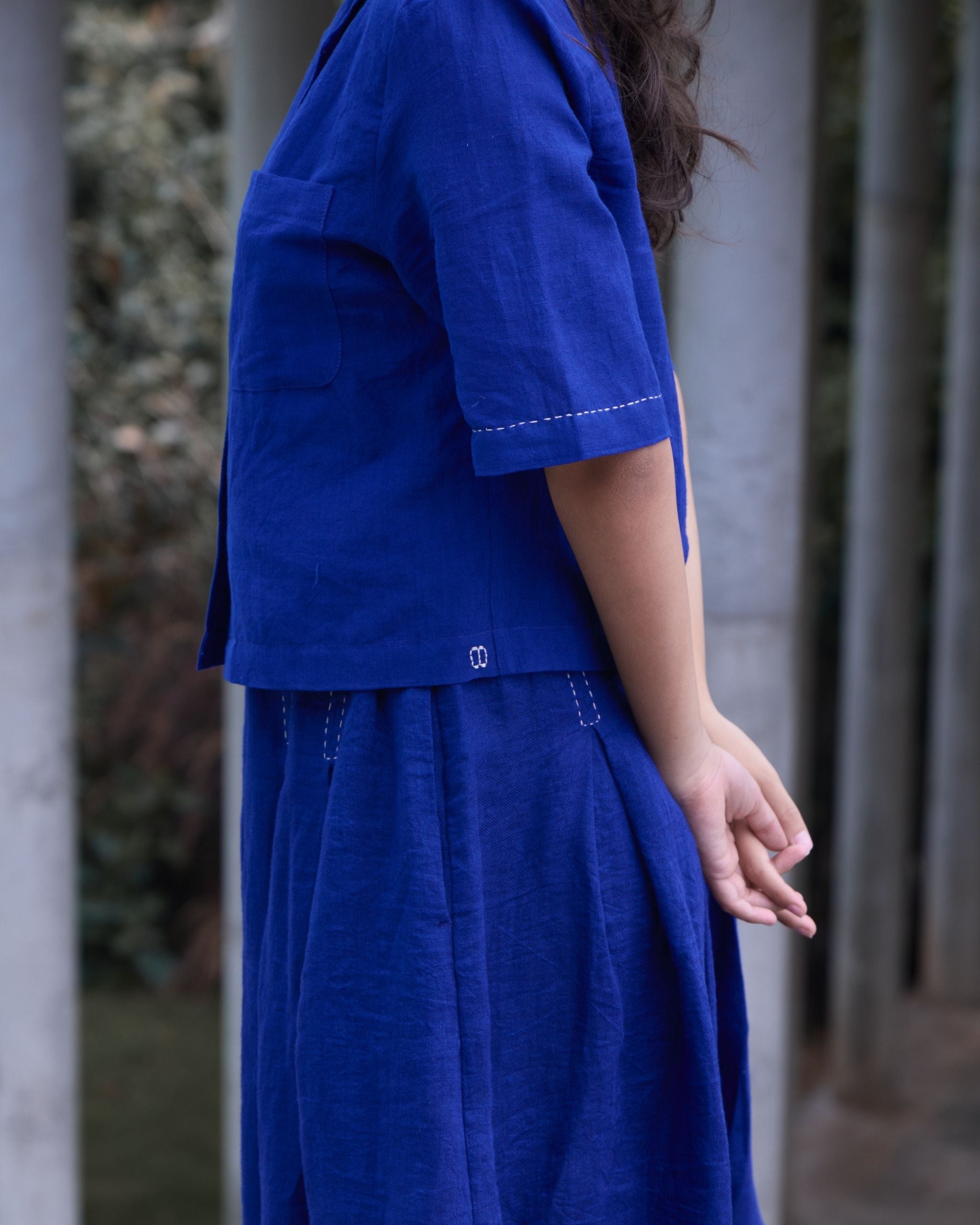 SONG Notch Collar Shirt