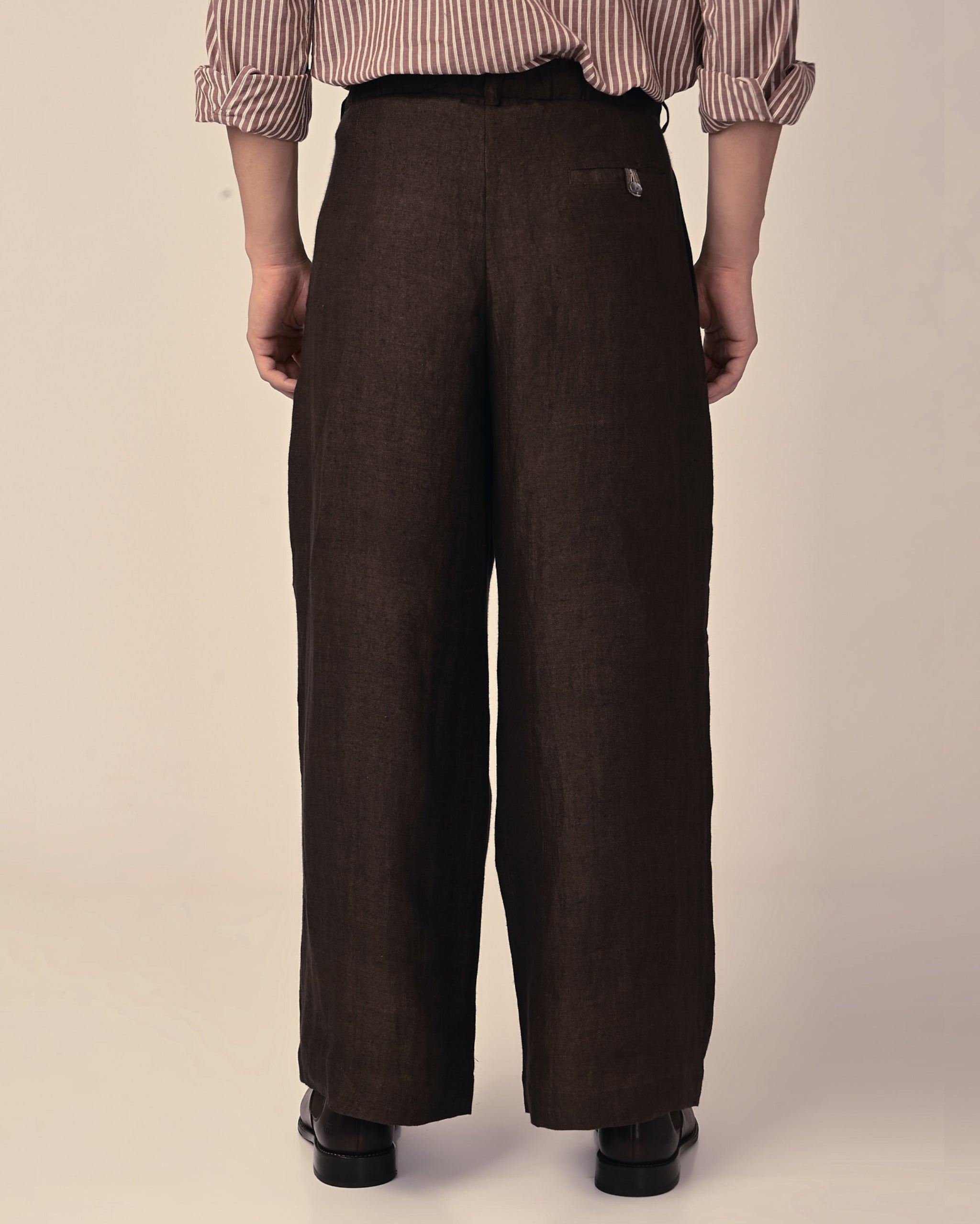 PASSAGE Pleated Wide Leg Trousers
