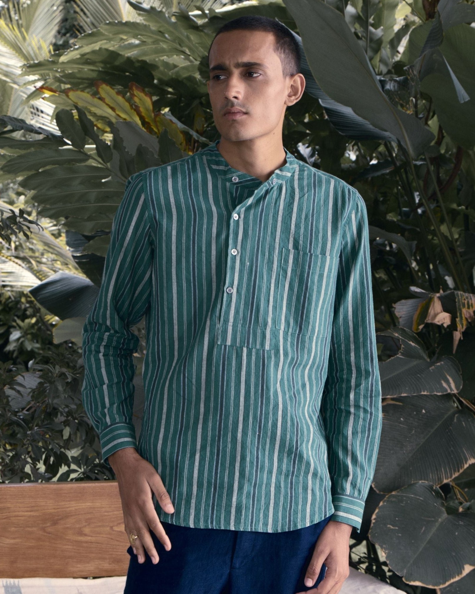 SUBLIMAL Asymmetric Placket Shirt