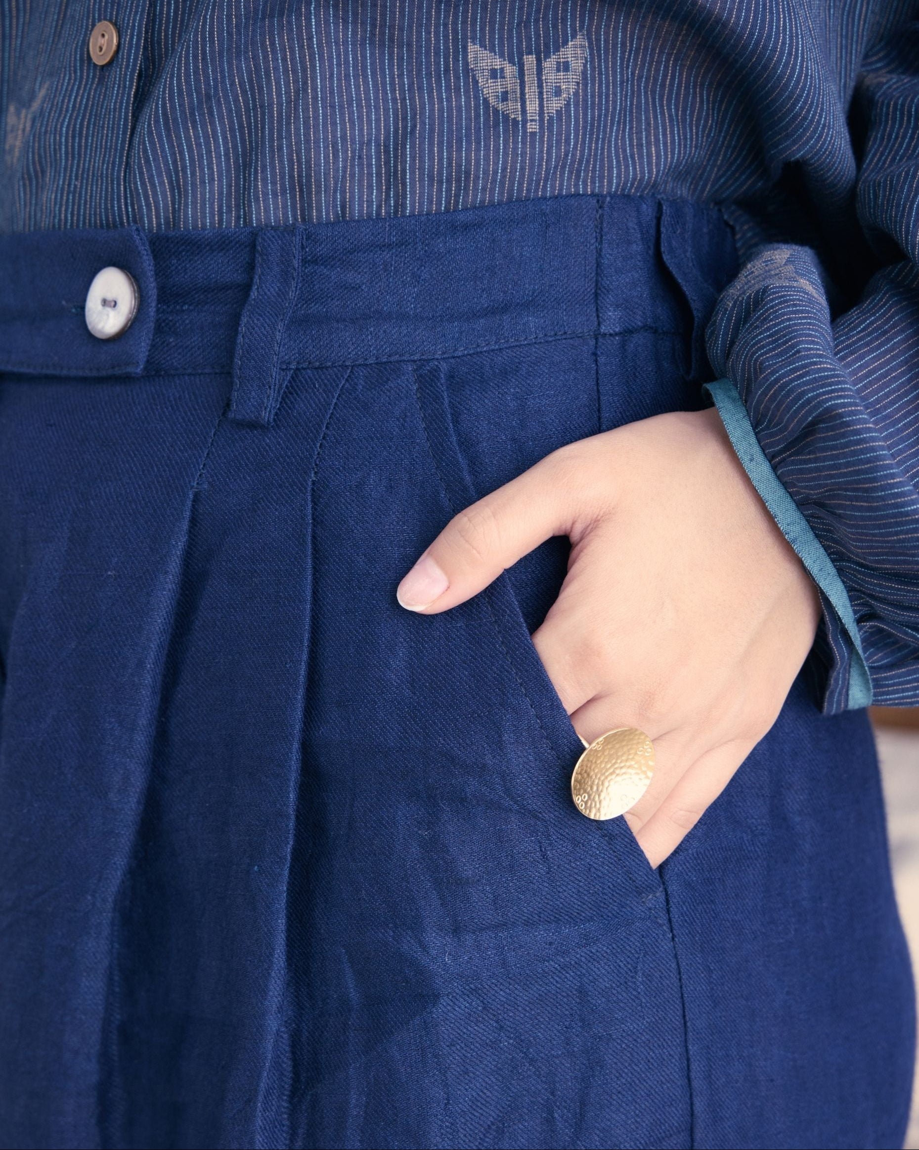 PRAIRIE Pleated Wide Leg Pants