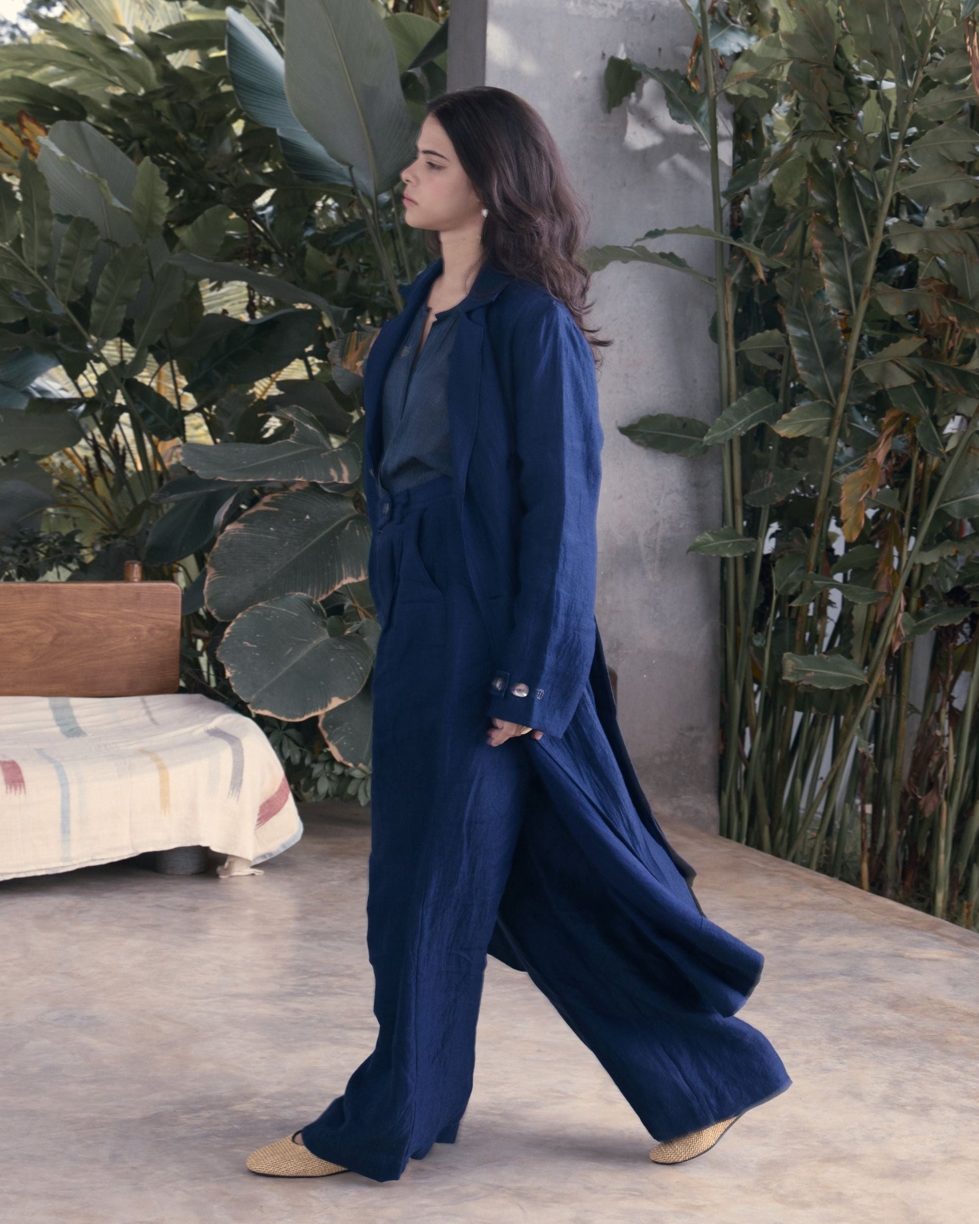 PRAIRIE Pleated Wide Leg Pants