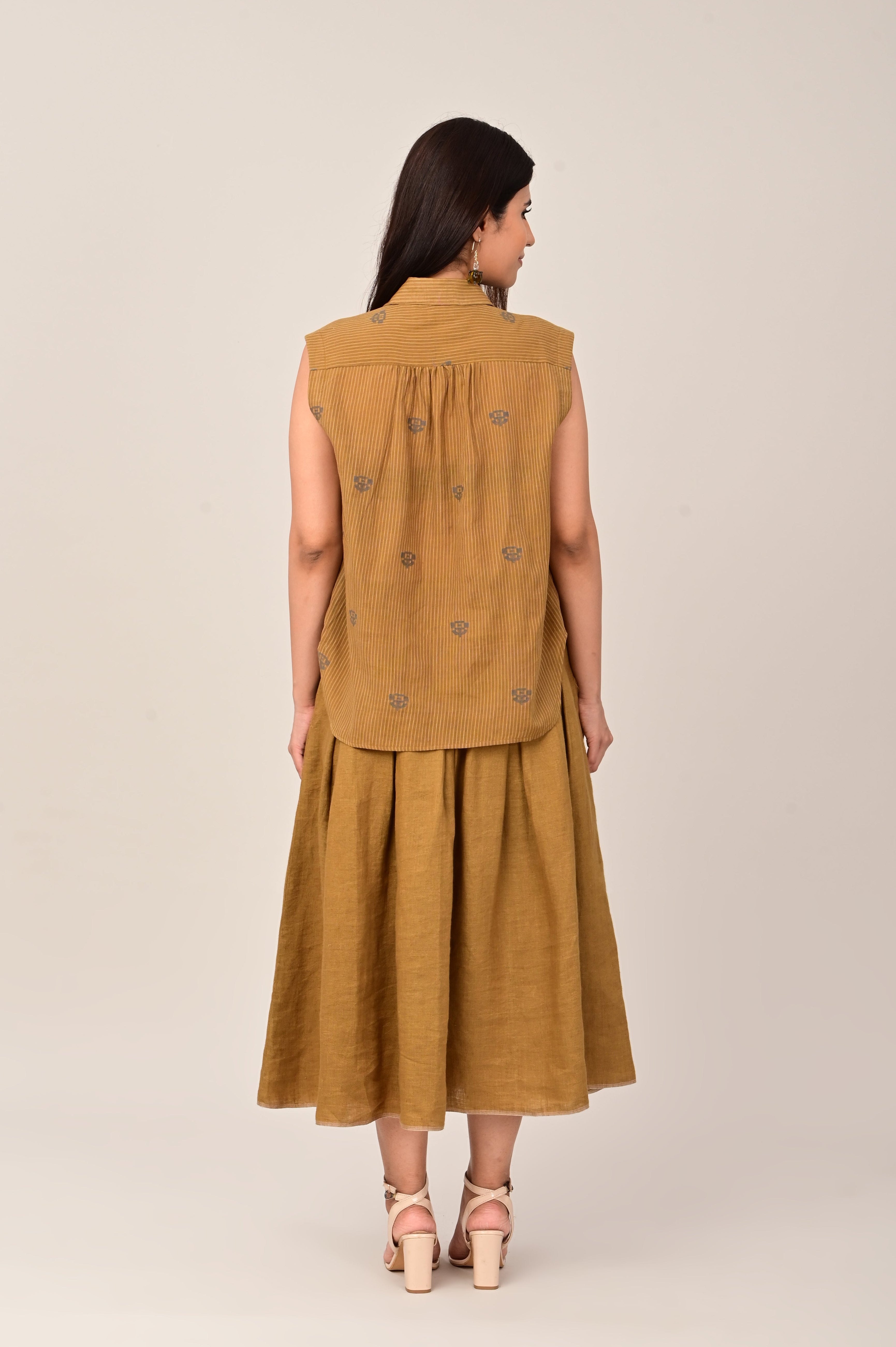 SKETCH Box Pleat Skirt