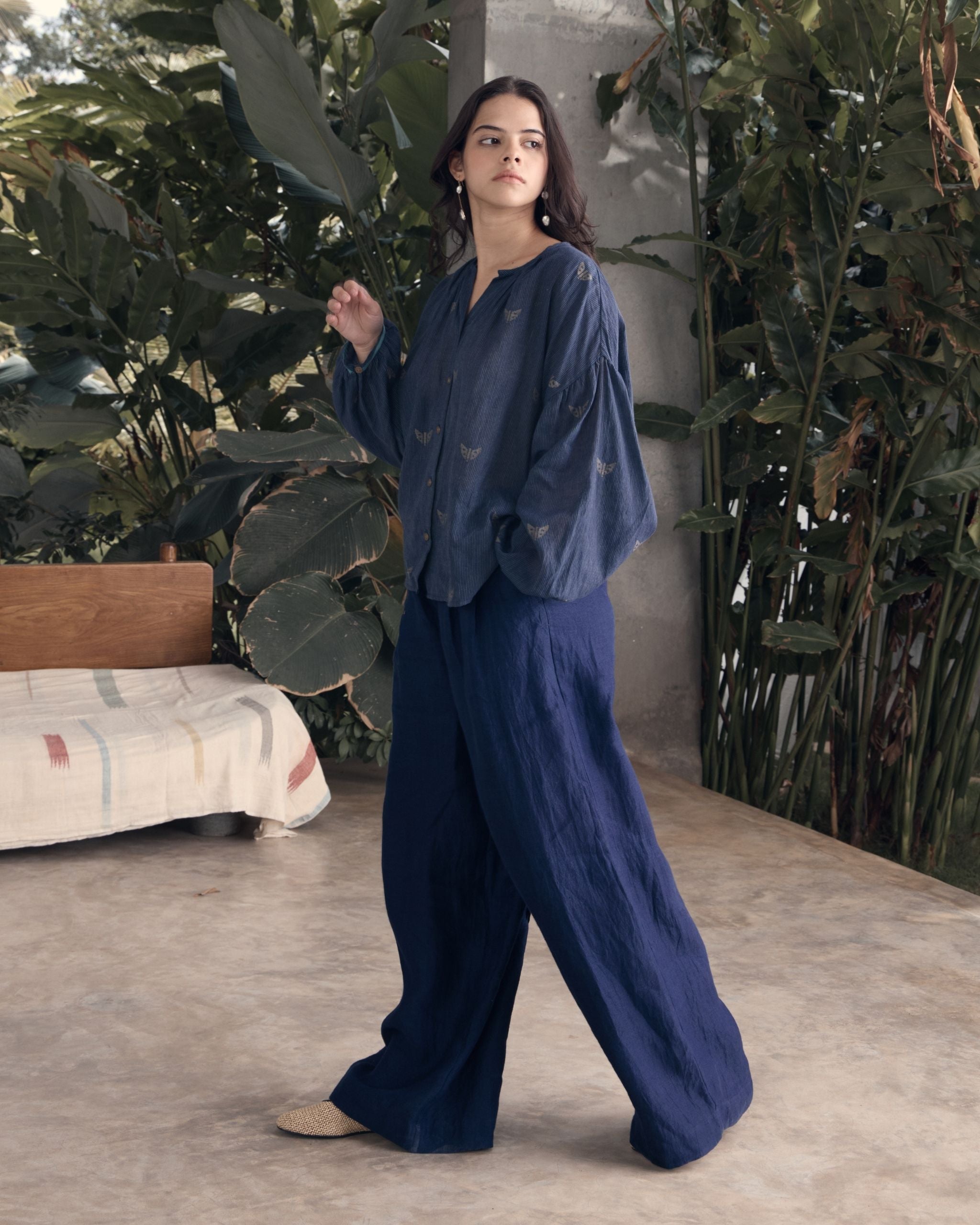 PRAIRIE Pleated Wide Leg Pants