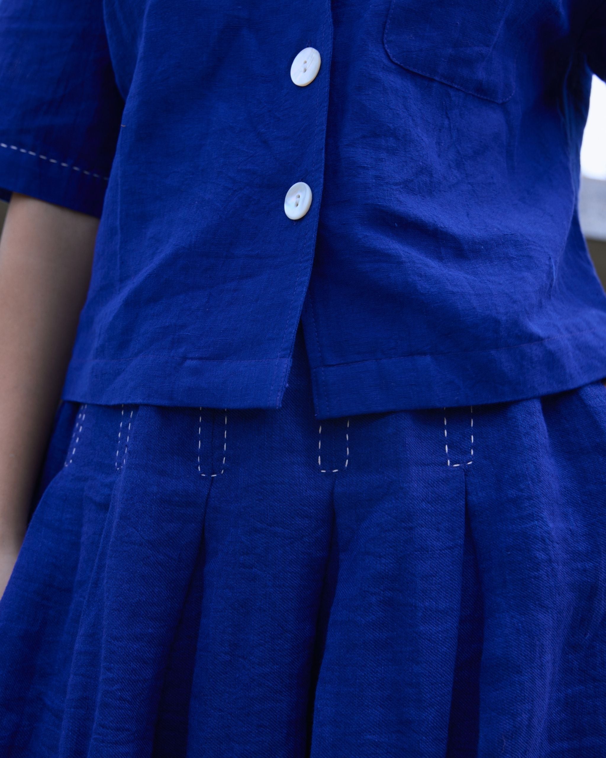 SONG Notch Collar Shirt