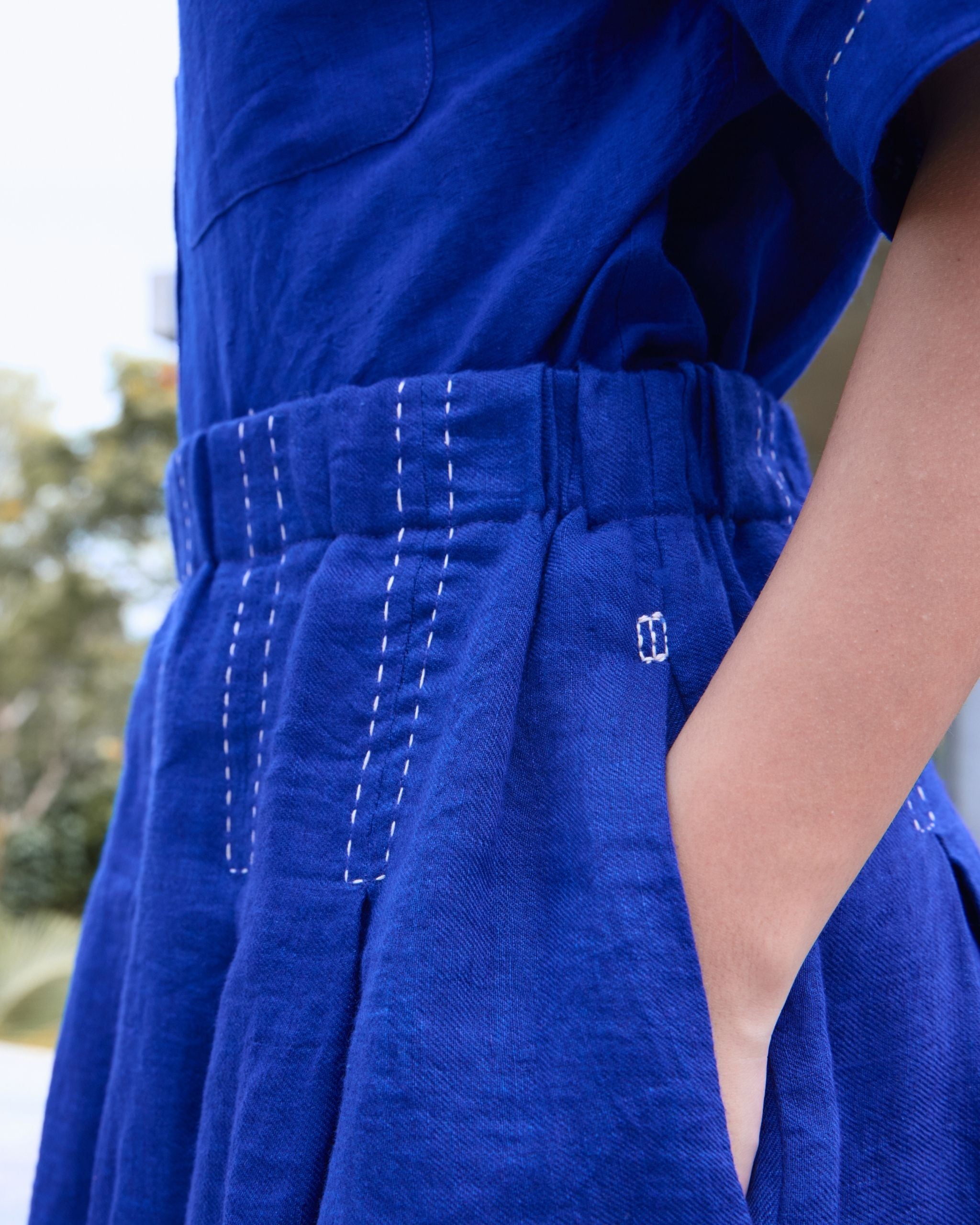 SKETCH Box Pleat Skirt