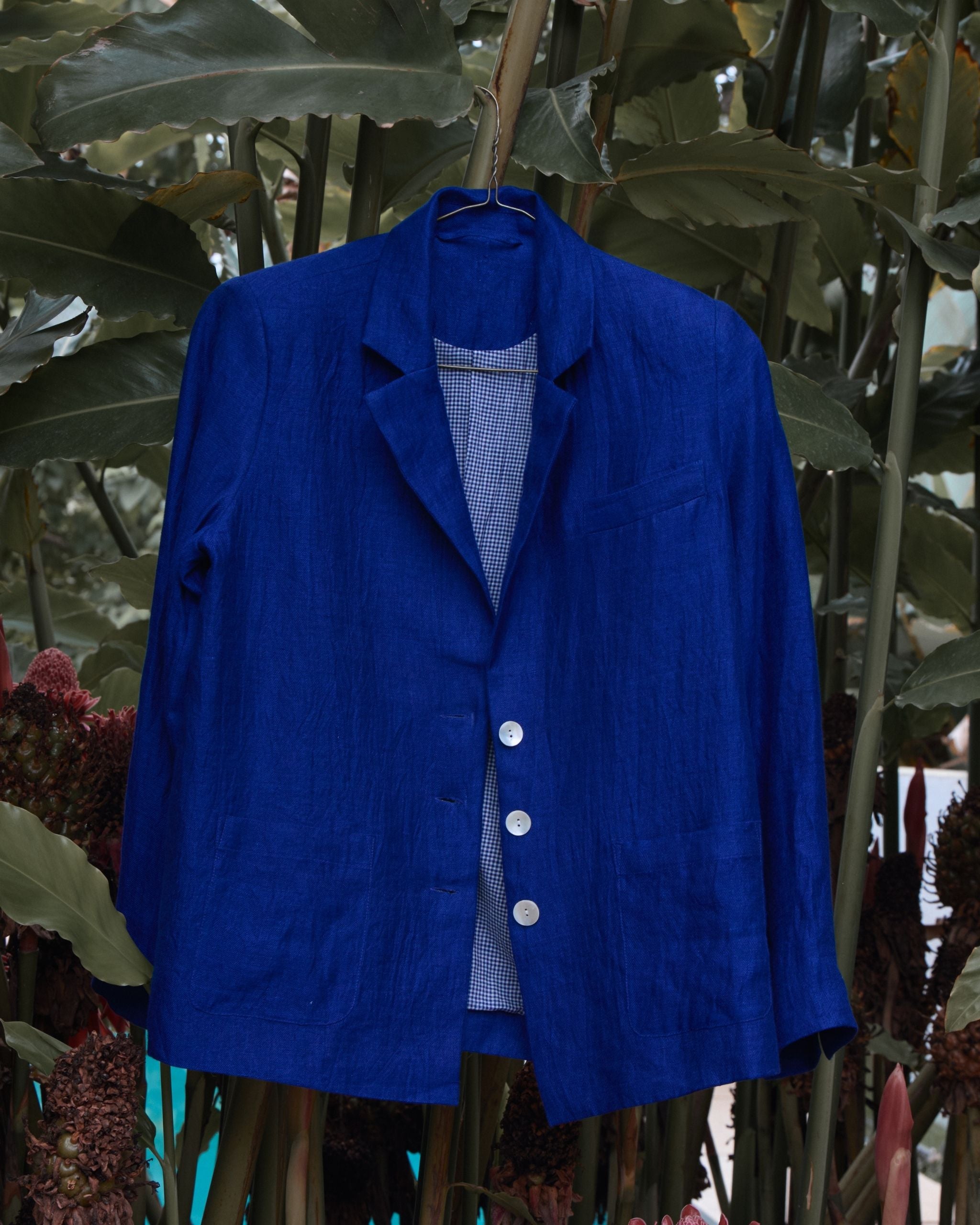 JOURNAL Button Front Blazer