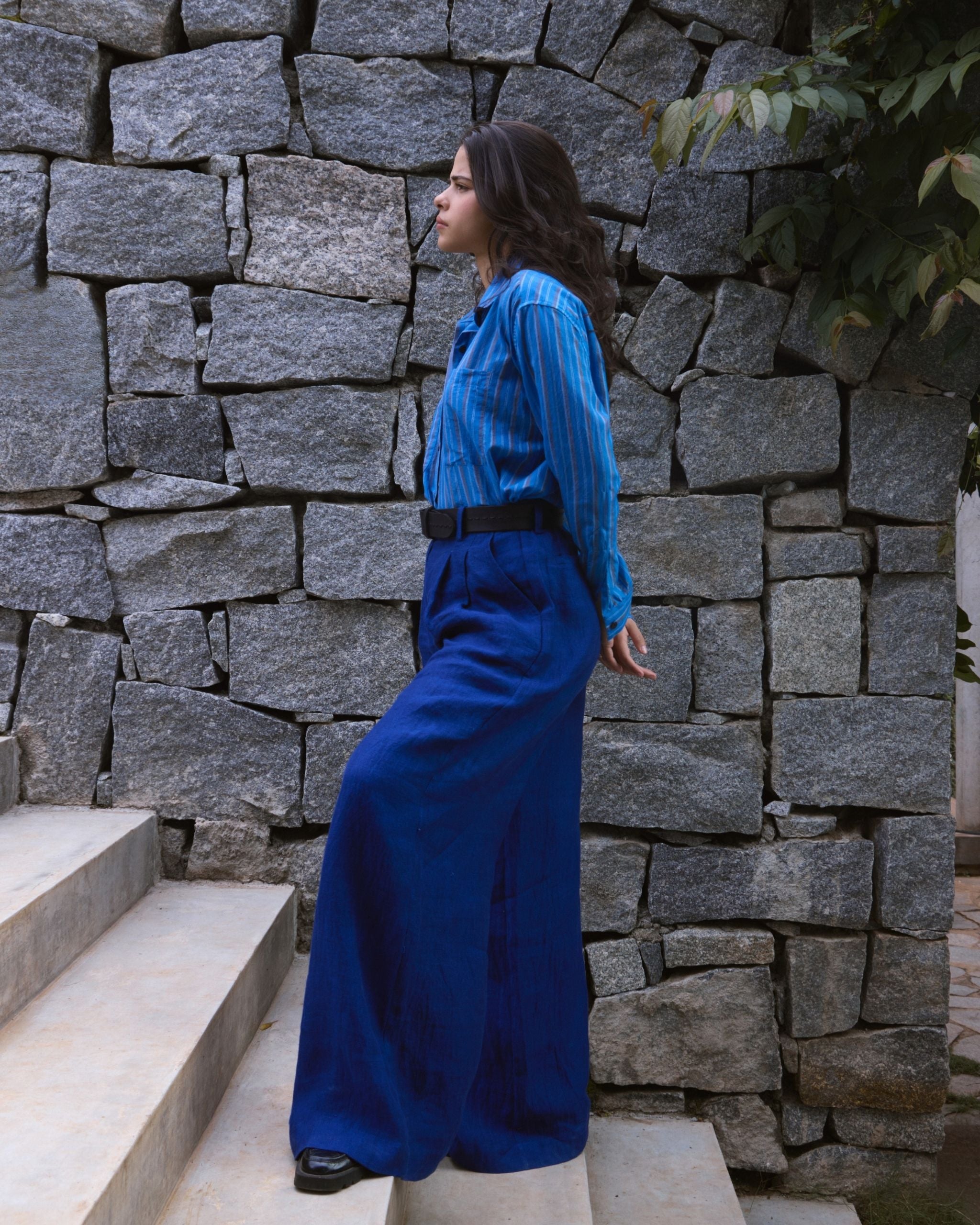 PRAIRIE Pleated Wide Leg Pants