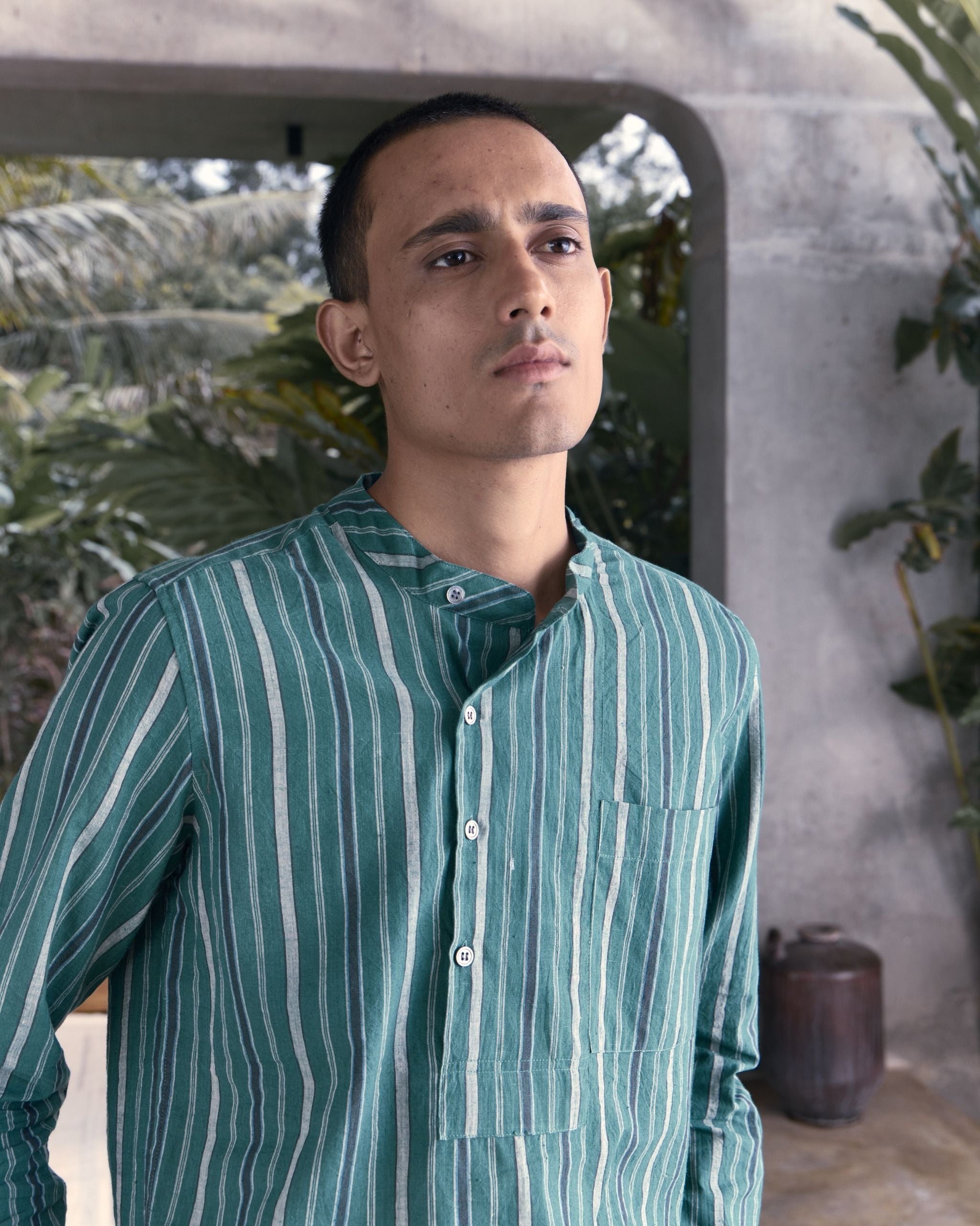 SUBLIMAL Asymmetric Placket Shirt