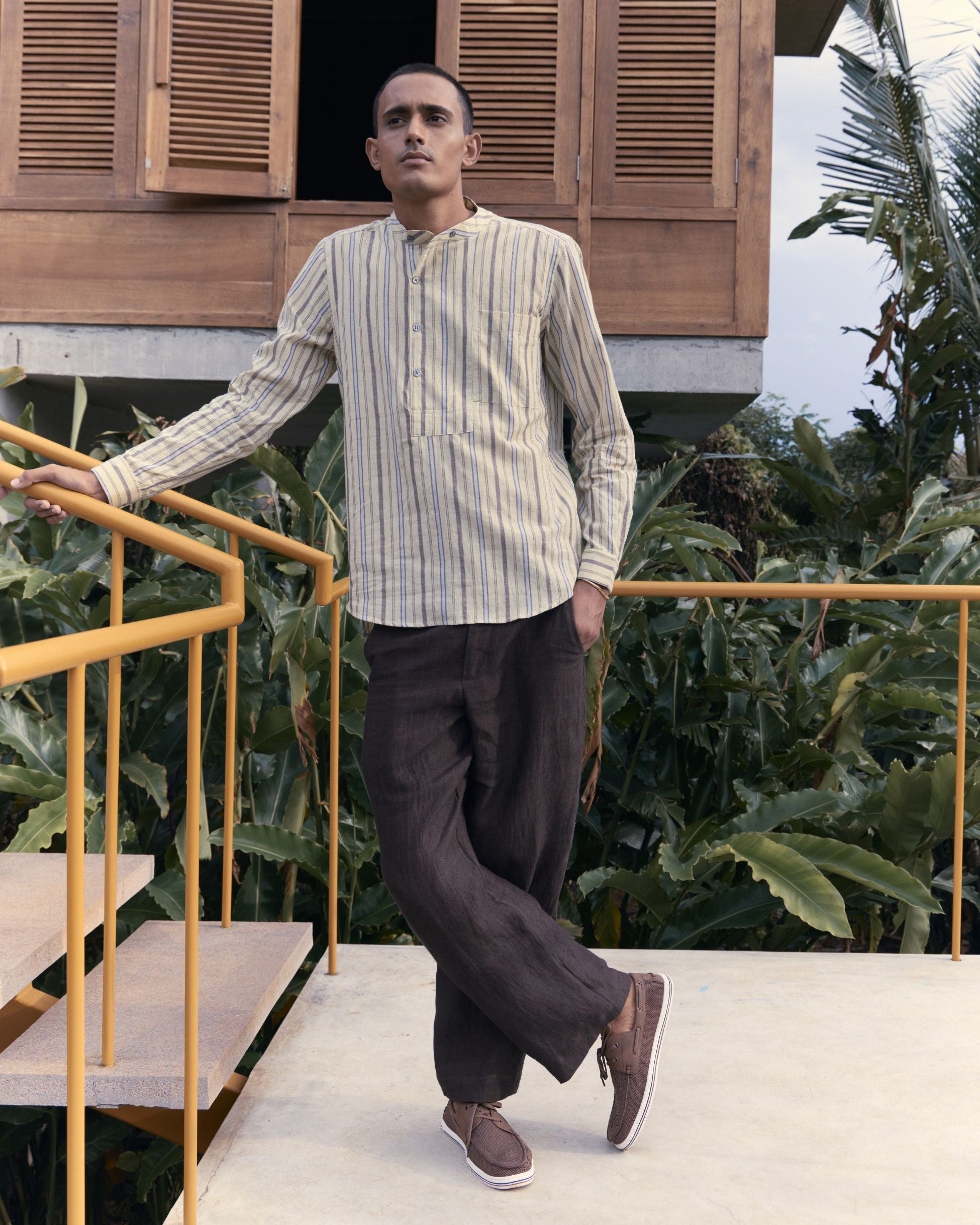 SUBLIMAL Asymmetric Placket Shirt