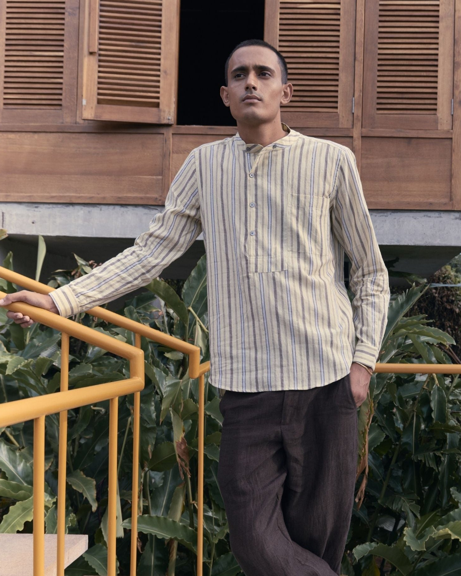 SUBLIMAL Asymmetric Placket Shirt