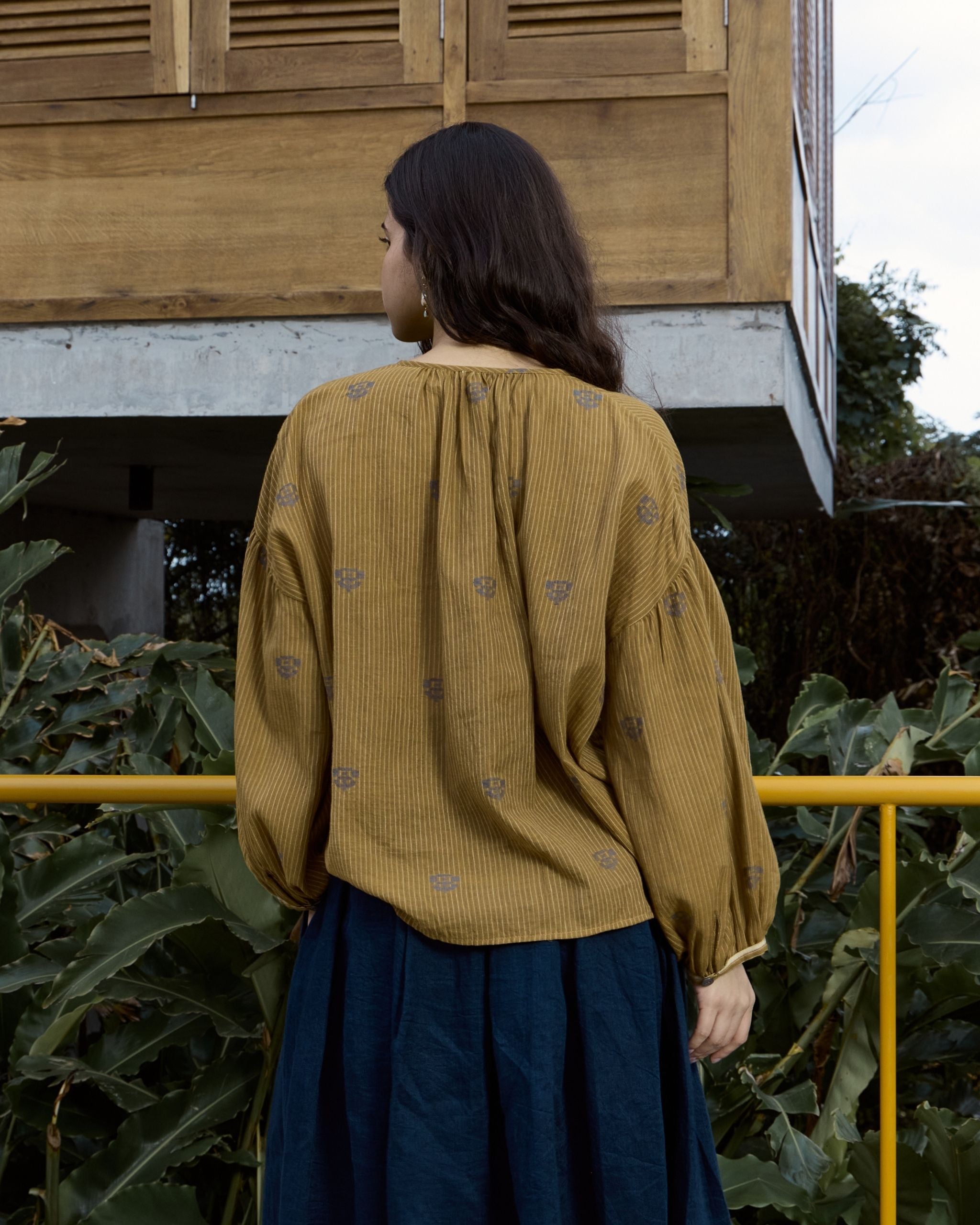 BRIO Henley Blouse