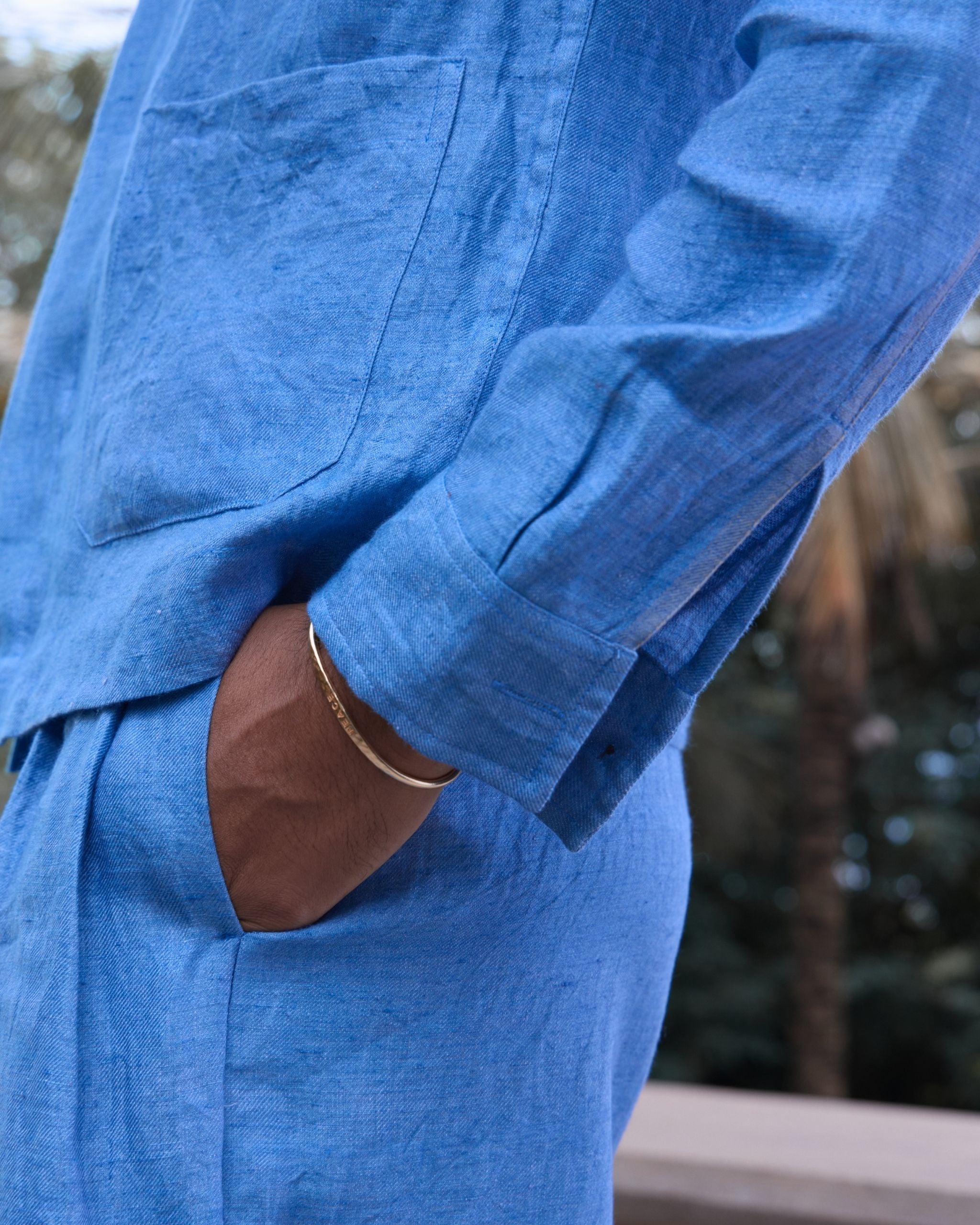 PASSAGE Pleated Wide Leg Trousers