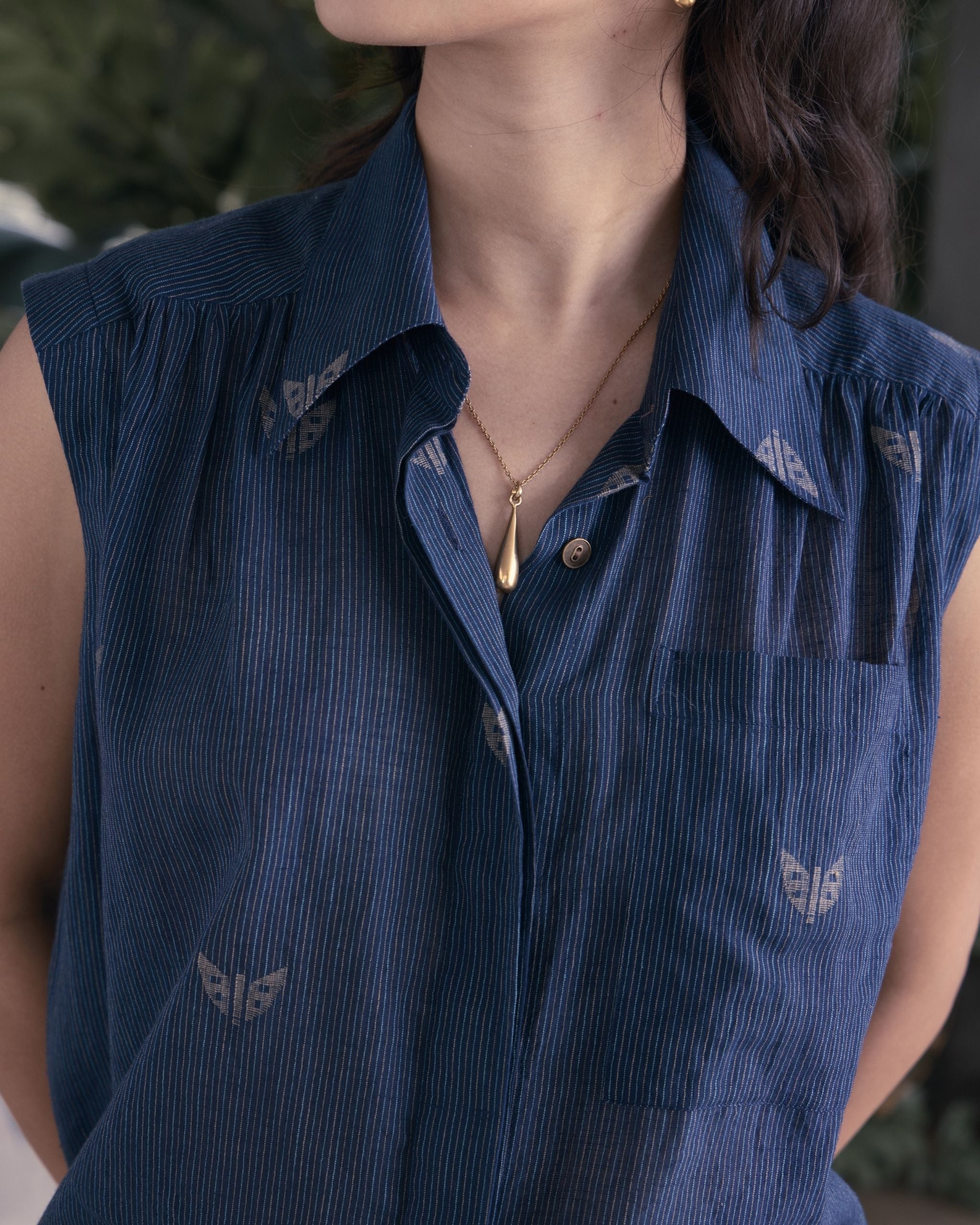BANTER Sleeveless Jamdhani  Shirt