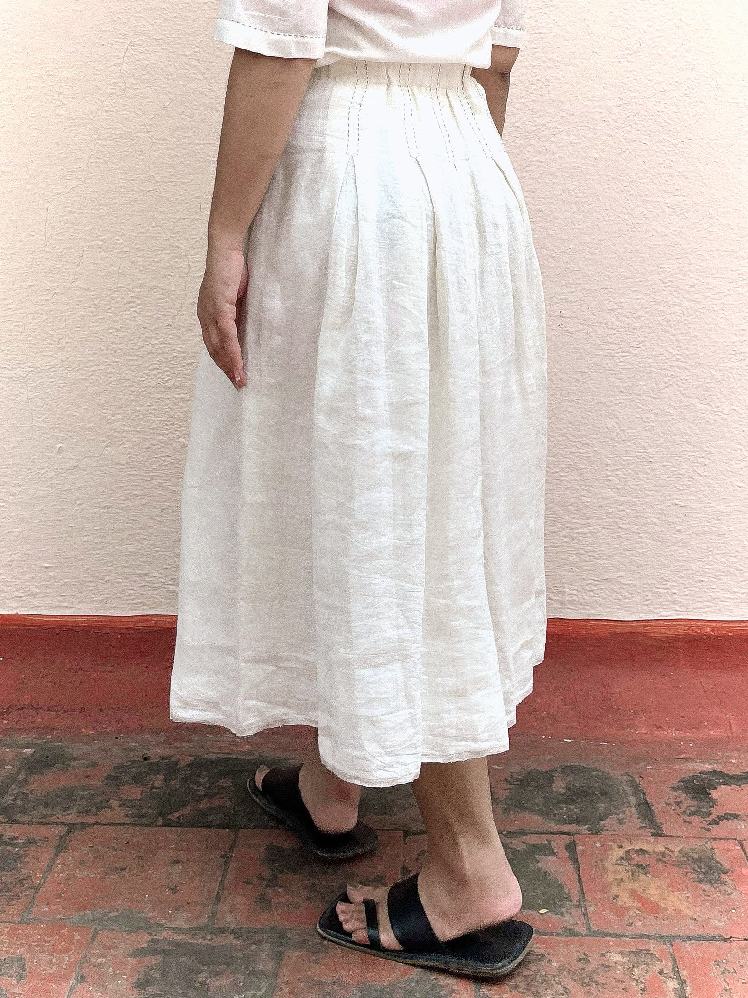 SKETCH Box Pleat Skirt